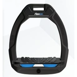 Flex-On SAFE ON Stirrups Inclined Ultra Grip BLACK/BLACK/LIGHT BLUE