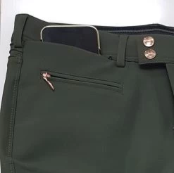 Samshield Diane Full Seat Breeches With Rose Gold Metal Dot Detail -Equestrian Clothing Shop Samshield diane avocado.jpgsq2