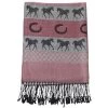 Equestrian Silk Pashmina PINK