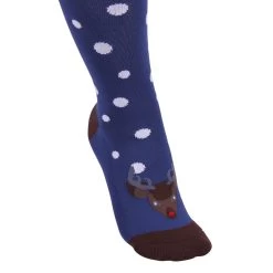 Brands Of Q Winter Snowflake Riding Socks 3 PACK -Equestrian Clothing Shop Sockwintersnowflake1
