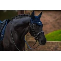 Equestrian Stockholm Soundless Bonnet NAVY/SILVER -Equestrian Clothing Shop Soundlessbonnetnavy2 2c877ff8 404c 46ec b7cc 416d444f8278