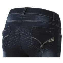 Equi-Theme Texas Silicone Full Seat Denim Breeches -Equestrian Clothing Shop Texas 2