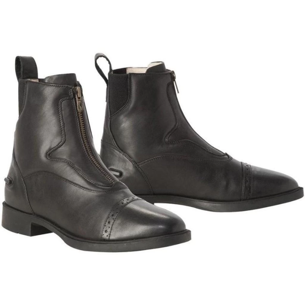 Tredstep Giotto Front Zip Leather Ankle Boots 1 Tredstep Giotto Front Zip Leather Ankle Boots