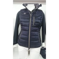 Uhip Padded Ladies Vest Navy Sheen -Equestrian Clothing Shop Uhiopvestnavy