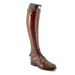 Alberto Fasciani Rustic Asport Tall Boots With Laces -Equestrian Clothing Shop af 33080 rustic asport brown tall boot2