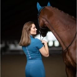 Equestrian Stockholm Illusion Short Sleeved Top Amalfi Coast -Equestrian Clothing Shop amalfi coast illusion top3