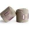 Equestrian Stockholm Fleece Bandages Set Of 4 Desert Rose