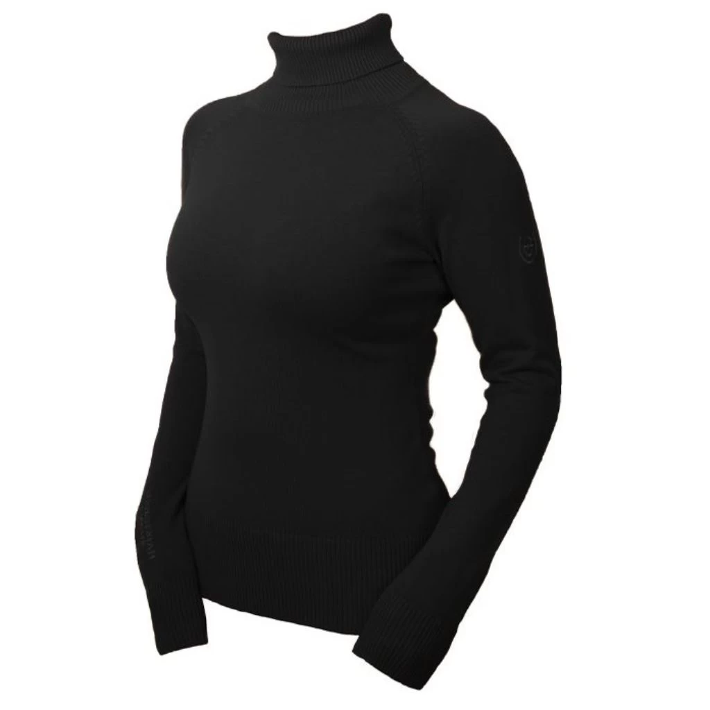 Equestrian Stockholm Black Polo Neck Jumper 1 Equestrian Stockholm Black Polo Neck Jumper
