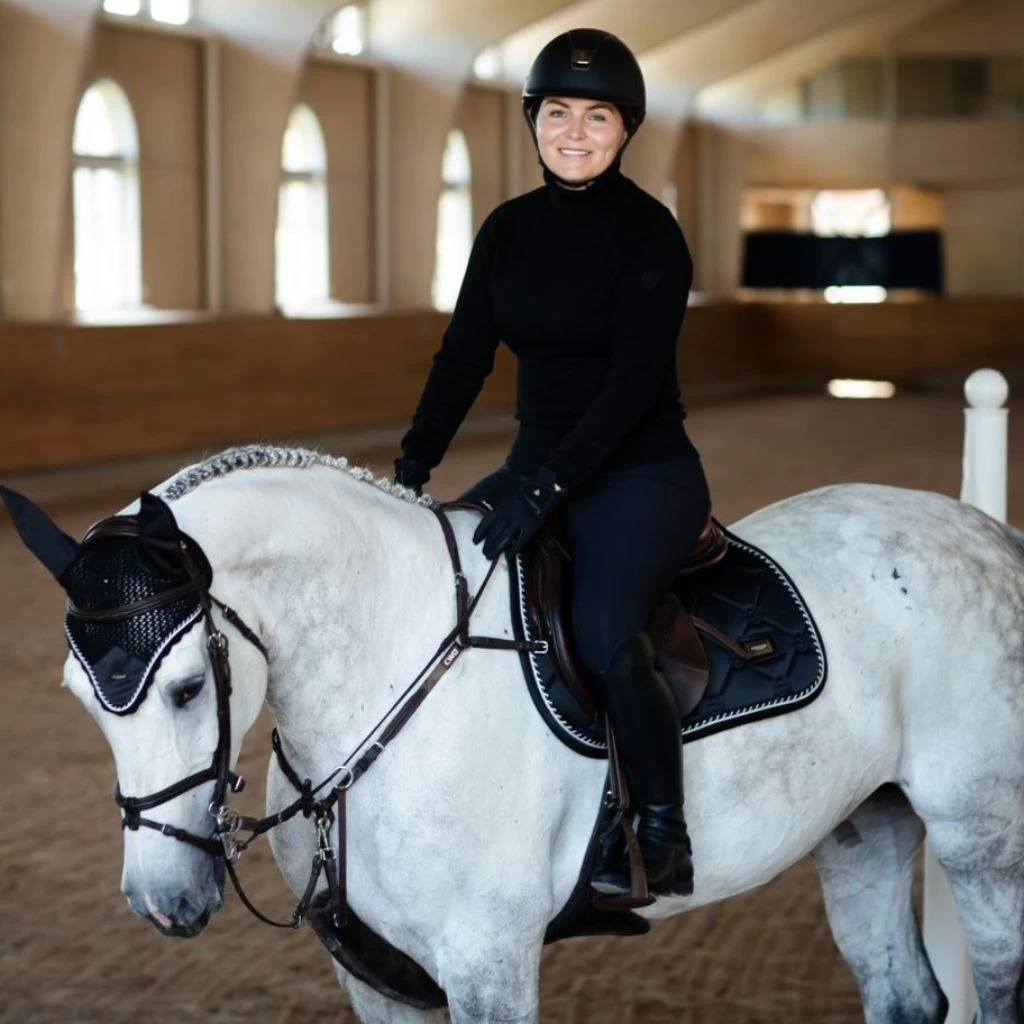 Equestrian Stockholm Black Polo Neck Jumper 2 Equestrian Stockholm Black Polo Neck Jumper - Image 2