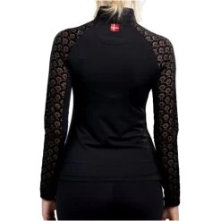 Kastel Denmark Long Sleeve Lace Raglan Sunshirt -Equestrian Clothing Shop black lace raglan long sleeve3