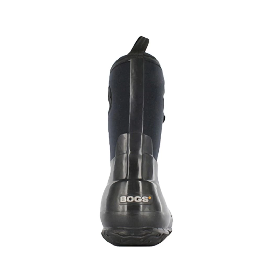 Bogs Classic Mid Handle Top Ladies Gumboots BLACK 3 Bogs Classic Mid Handle Top Ladies Gumboots BLACK - Image 3
