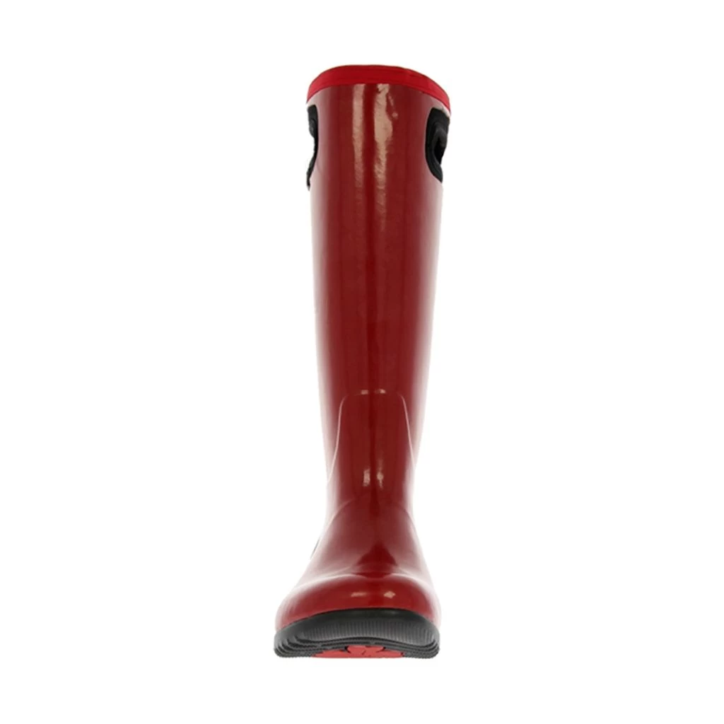 Bogs Tacoma Ladies Equestrian Gumboots RED 2 Bogs Tacoma Ladies Equestrian Gumboots RED - Image 2