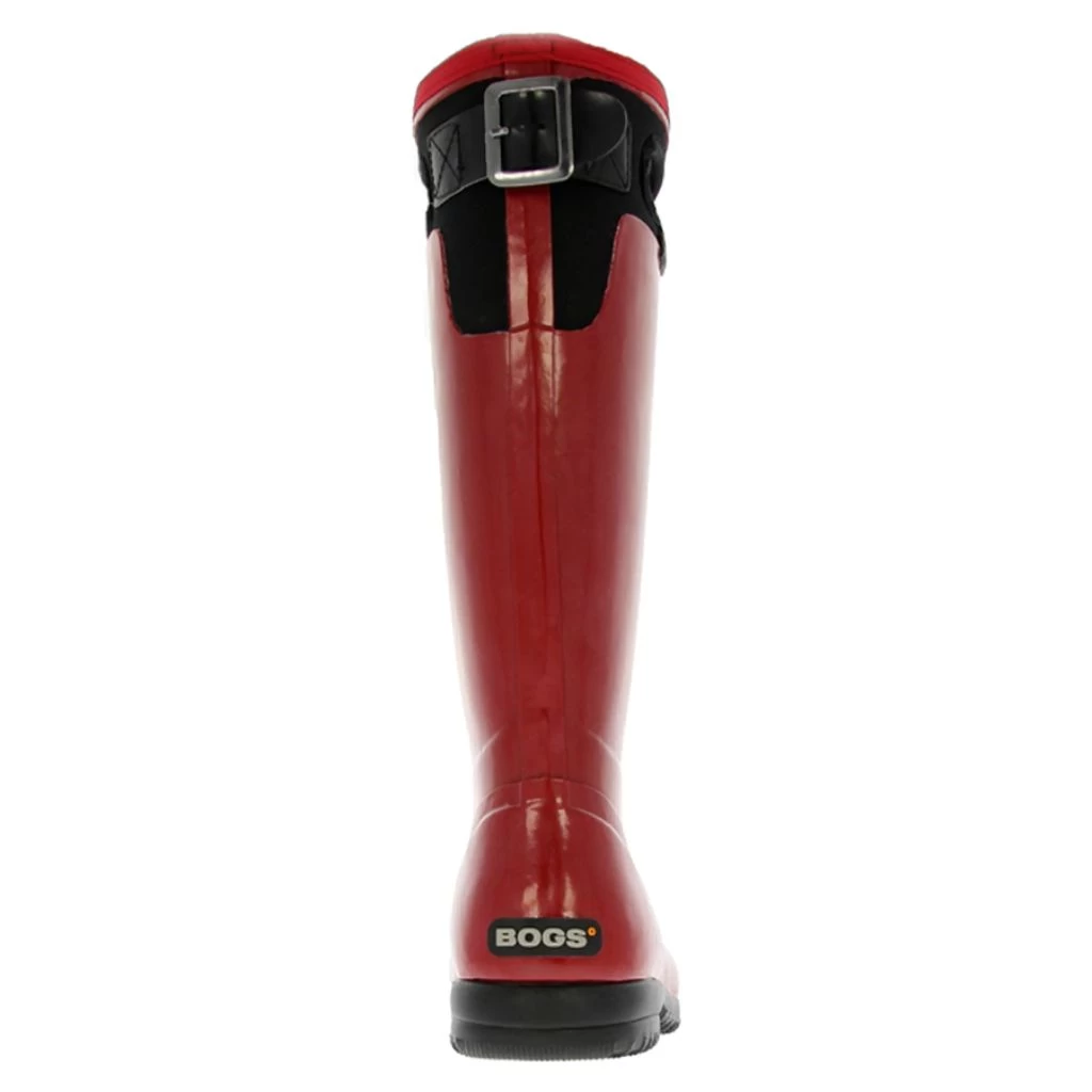 Bogs Tacoma Ladies Equestrian Gumboots RED 3 Bogs Tacoma Ladies Equestrian Gumboots RED - Image 3