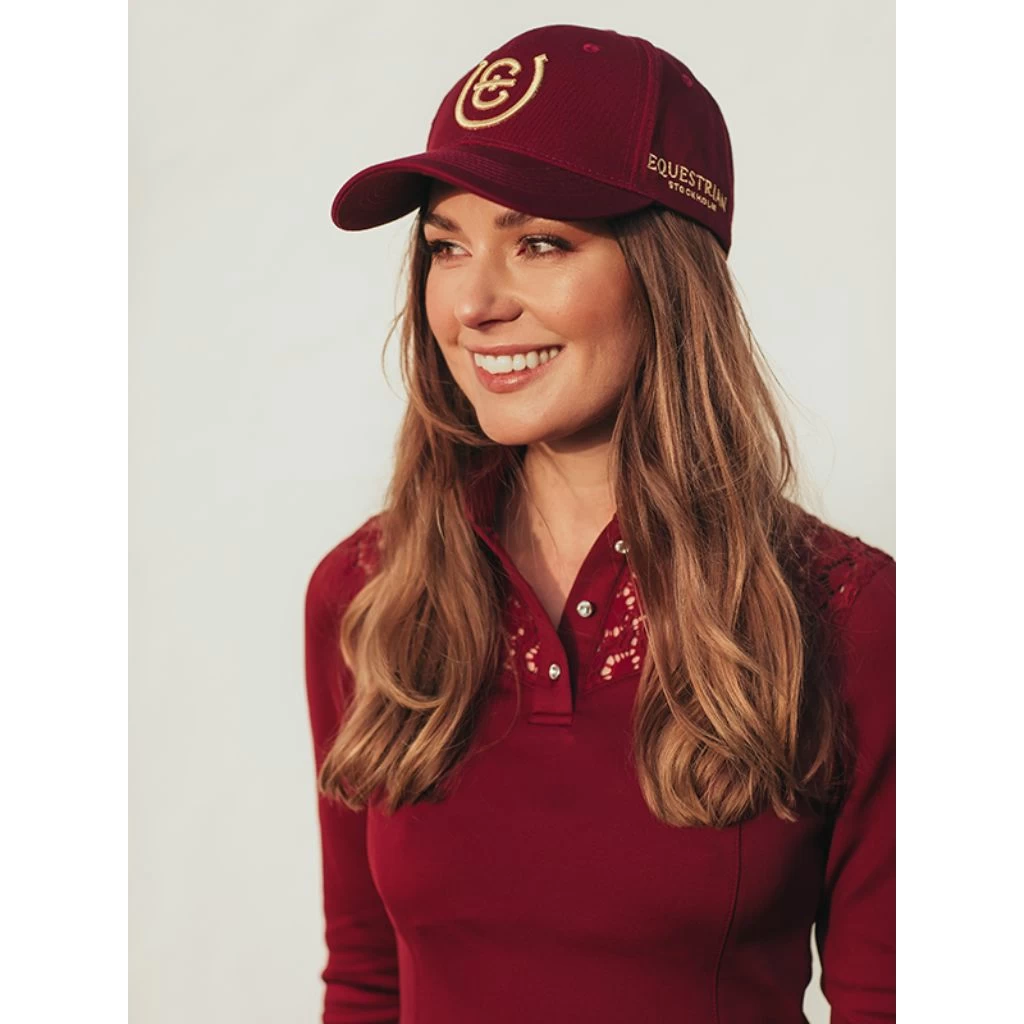 Equestrian Stockholm Champion Training Long Sleeve Top BORDEAUX 2 Equestrian Stockholm Champion Training Long Sleeve Top BORDEAUX - Image 2