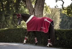 Equestrian Stockholm Fur Lined Halter And Lead Bordeaux -Equestrian Clothing Shop bordeaux rug esstockholm 3 2