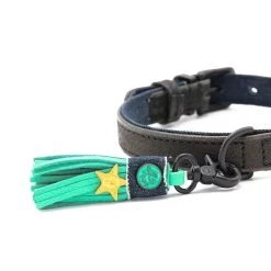 Dog With A Mission Boy Leather Collar With Denim Lining 10 Dog With A Mission Boy Leather Collar With Denim Lining -Equestrian Clothing Shop boy 2 cm collar xxxs 7412 en G