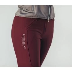 Equestrian Stockholm Elite Dressage Breeches MERLOT -Equestrian Clothing Shop breeches merlot3