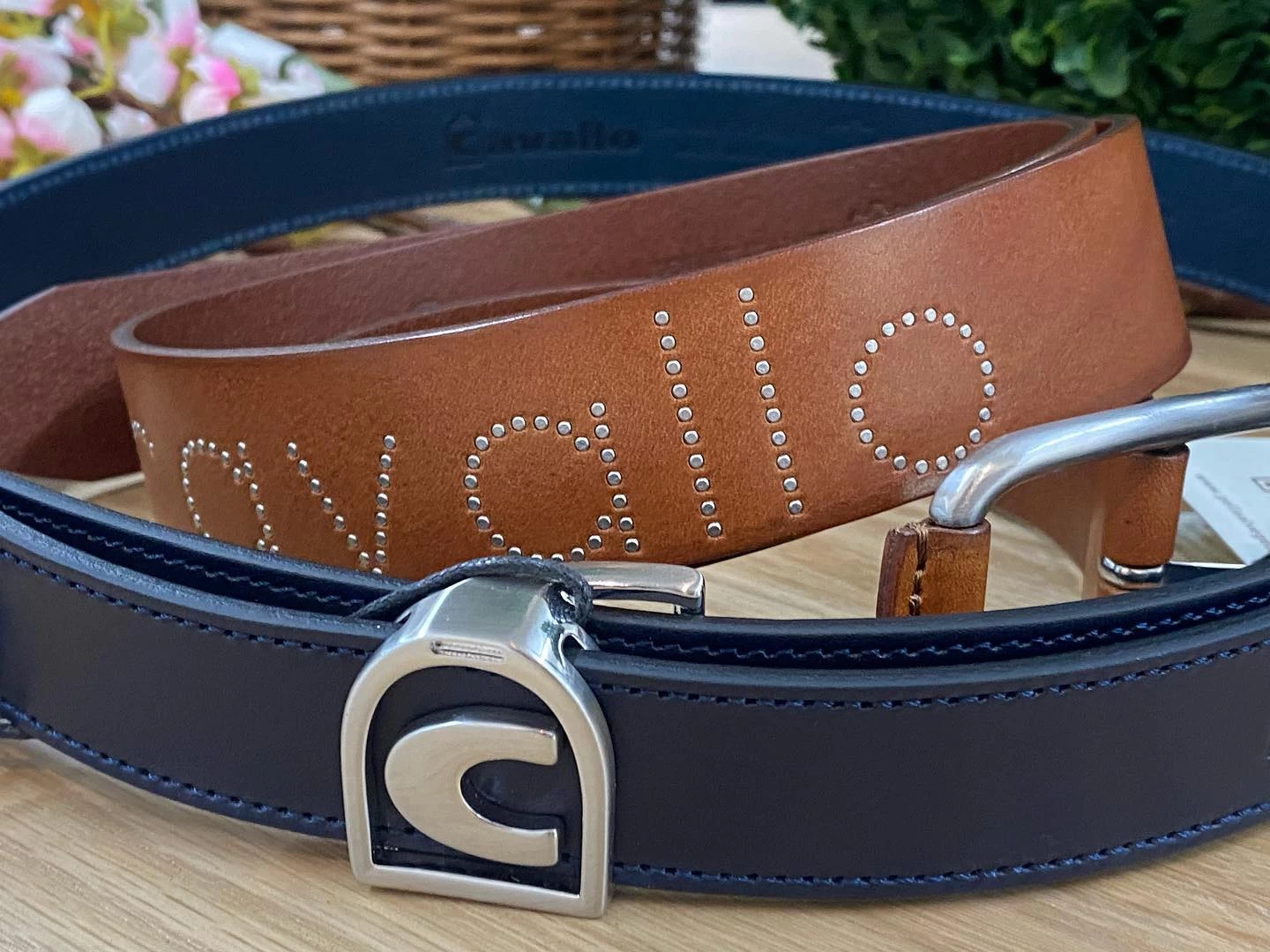 Cavallo Tracy Italian Leather Belt With Nailhead Detail 5 Cavallo Tracy Italian Leather Belt With Nailhead Detail - Image 5