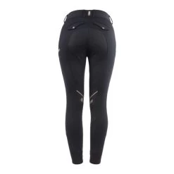 Cavallo Clia Grip Breeches With Mobile Phone Pocket -Equestrian Clothing Shop cavallo clia grip black2
