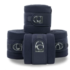 Cavallo Hiva Fleece Bandages Set Of 4 -Equestrian Clothing Shop cavallo hiva bandages navy