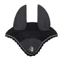 Cavallo Holma Ear Bonnet -Equestrian Clothing Shop cavallo holma bonnet black
