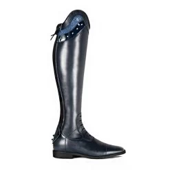 Cavallo Linus SLIM Patent, Crystal, Sparkle Panel Boots -Equestrian Clothing Shop cavallo linus slim blue sparkle Copy