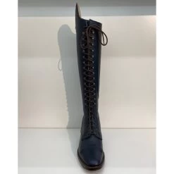 Cavallo Primus Pro Slim Back Zip Tall Boots With Laces 6 Cavallo Primus Pro Slim Back Zip Tall Boots With Laces -Equestrian Clothing Shop cavallo primus pro backzip navy3