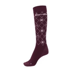 Cavallo Sura Riding Socks -Equestrian Clothing Shop cavallo sura sock wine
