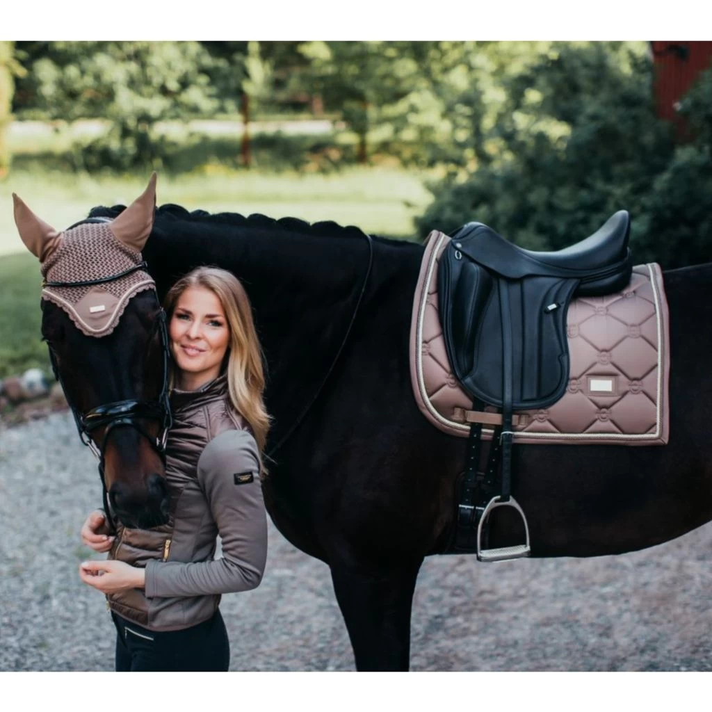 Equestrian Stockholm Dressage Saddle Pad Champagne 2 Equestrian Stockholm Dressage Saddle Pad Champagne - Image 2