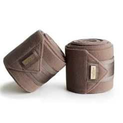 Equestrian Stockholm Fleece Bandages Champagne