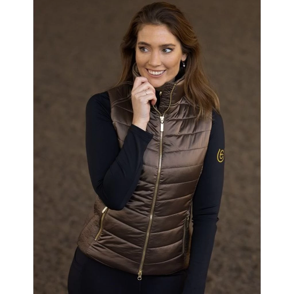 Equestrian Stockholm Equestrian Padded Vest Champagne 5 Equestrian Stockholm Equestrian Padded Vest Champagne - Image 5
