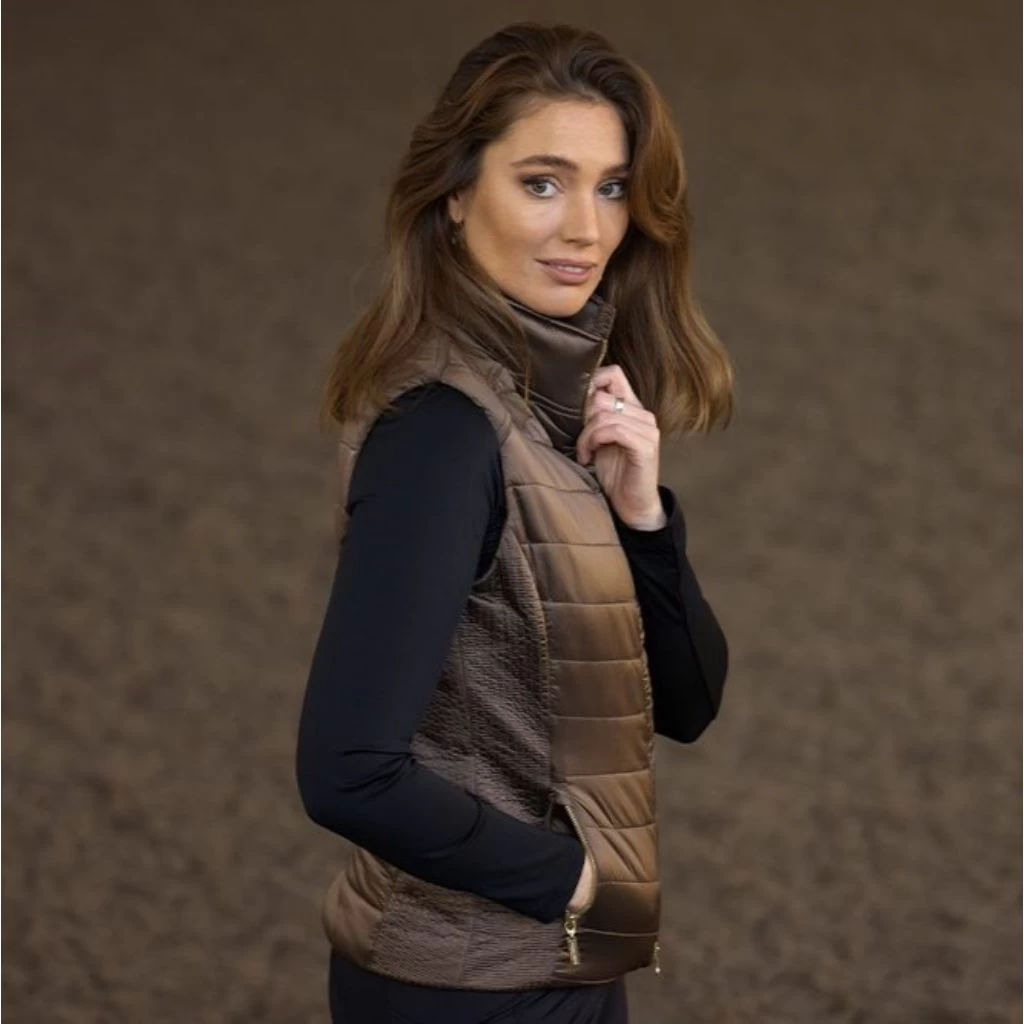 Equestrian Stockholm Equestrian Padded Vest Champagne 3 Equestrian Stockholm Equestrian Padded Vest Champagne - Image 3
