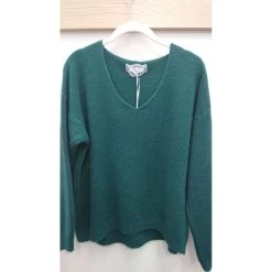 ESA Chloe Italian Knit Oversized Jumper -Equestrian Clothing Shop chloeemerald