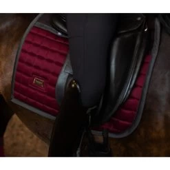 Equestrian Stockholm Dressage Saddle Pad Sportive Dark Bordeaux -Equestrian Clothing Shop db dr sportive spad