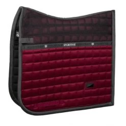 Equestrian Stockholm Dressage Saddle Pad Sportive Dark Bordeaux