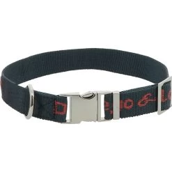 Diego And Louna Nylon Dog Collar -Equestrian Clothing Shop diego louna nylon collar grey