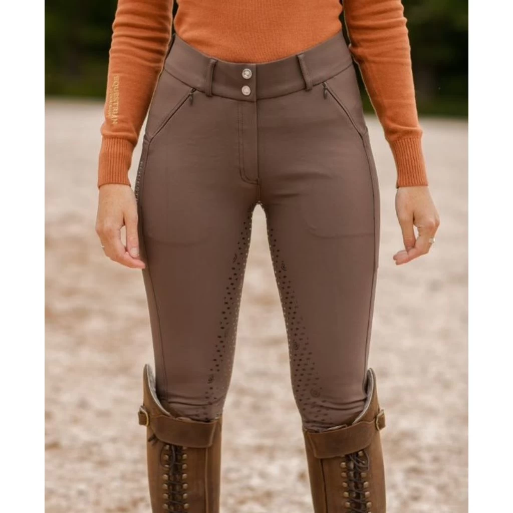 Equestrian Stockholm Dressage Elite Breeches Mid Brown 8 Equestrian Stockholm Dressage Elite Breeches Mid Brown - Image 8