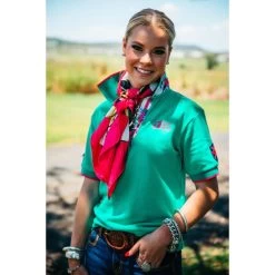 Hitchley And Harrow Loose Fit Polo Shirt EMERALD