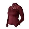 Equestrian Stockholm Champion Training Long Sleeve Top BORDEAUX