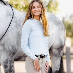 TKEQ Essential Crewneck Sweater -Equestrian Clothing Shop essentialcrewneckcoast3