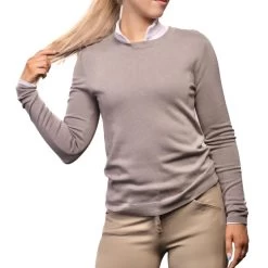 TKEQ Essential Crewneck Sweater -Equestrian Clothing Shop essentialcrewneckcove3