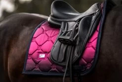 Equestrian Stockholm Faded Fuchsia Dressage Saddle Pad -Equestrian Clothing Shop faded fuchsia dressage saddle pad DR