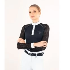 FairPlay Anita Long Sleeved Competition Shirt With Lace Sleeves