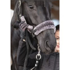 FairPlay Verona Fleece Lined Diamonte Halter