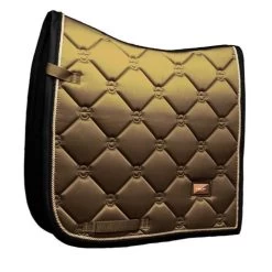 Equestrian Stockholm Dressage Saddle Pad Golden Brass -Equestrian Clothing Shop golden brass dressage stockholm