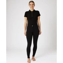Horze Anna Silicone Full Seat Light Weight Breeches -Equestrian Clothing Shop horze anna breech blk2