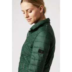 Horze Elena Ladies Padded Jacket 15 Horze Elena Ladies Padded Jacket -Equestrian Clothing Shop horze elena jacket green3