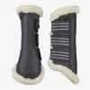Horze Lincoln Brushing Boots With Fur Edge And Sparkles