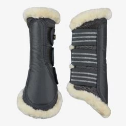 Horze Lincoln Brushing Boots With Fur Edge And Sparkles