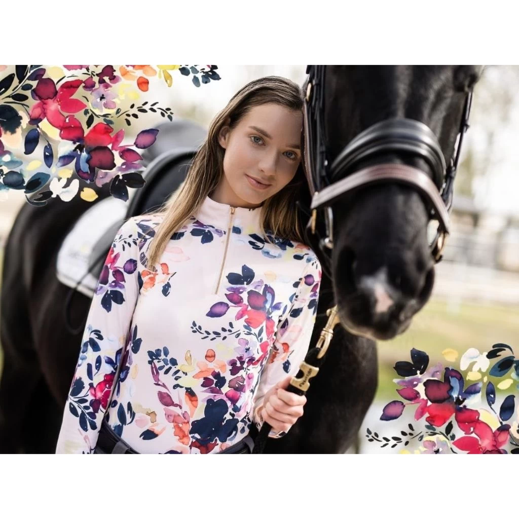 Kastel Denmark Long Sleeve Watercolour Floral Sunshirt 1 Kastel Denmark Long Sleeve Watercolour Floral Sunshirt